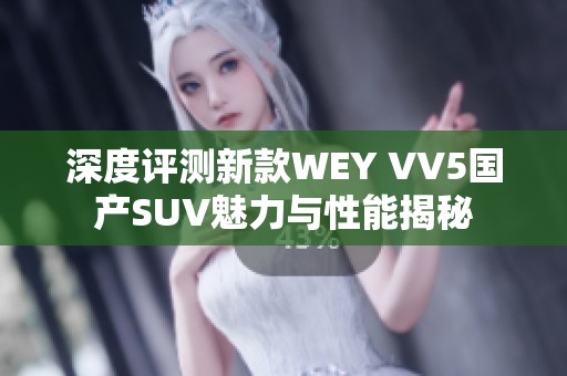 深度评测新款WEY VV5国产SUV魅力与性能揭秘