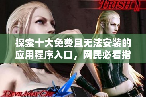 探索十大免费且无法安装的应用程序入口，网民必看指南