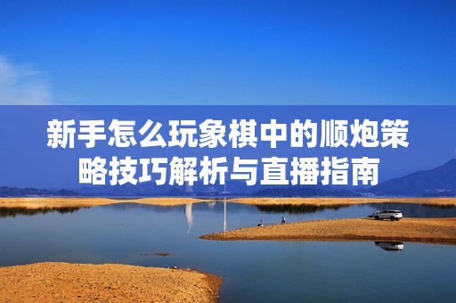 新手怎么玩象棋中的顺炮策略技巧解析与直播指南
