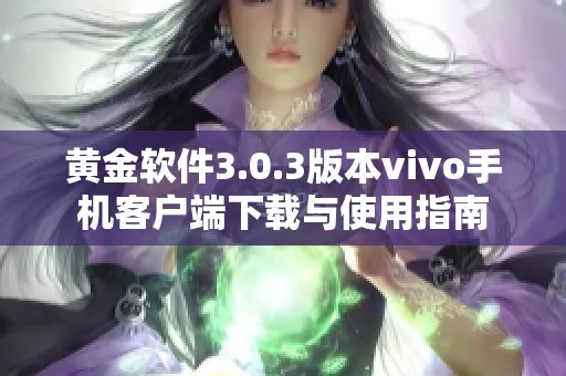 黄金软件3.0.3版本vivo手机客户端下载与使用指南