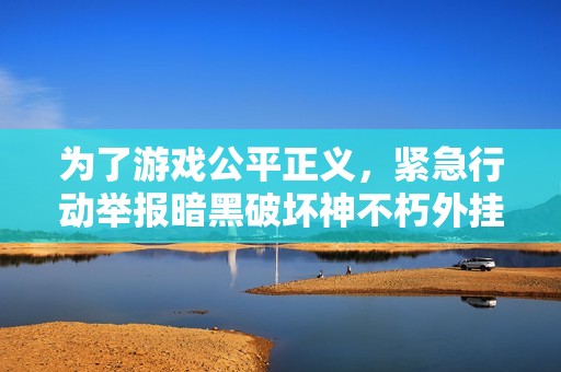 为了游戏公平正义，紧急行动举报暗黑破坏神不朽外挂行为