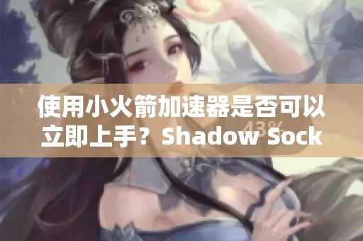 使用小火箭加速器是否可以立即上手？Shadow Socks使用指南解读