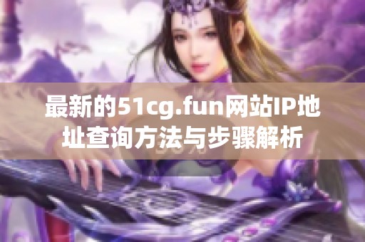 最新的51cg.fun网站IP地址查询方法与步骤解析