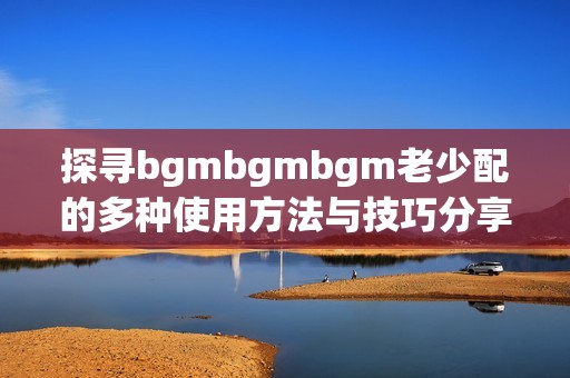 探寻bgmbgmbgm老少配的多种使用方法与技巧分享