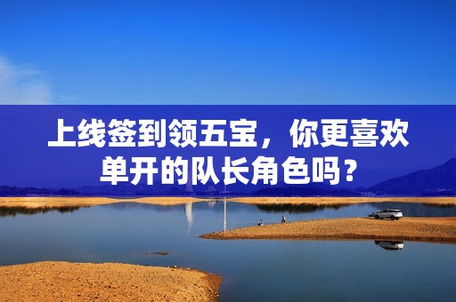 上线签到领五宝，你更喜欢单开的队长角色吗？