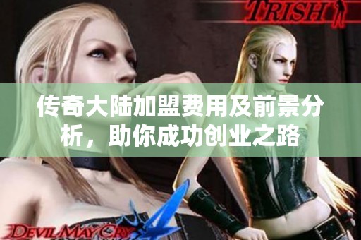 传奇大陆加盟费用及前景分析，助你成功创业之路