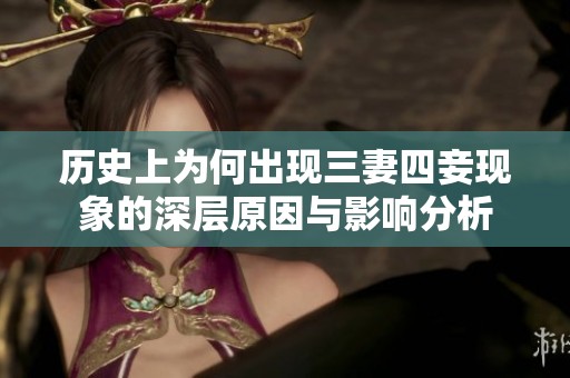 历史上为何出现三妻四妾现象的深层原因与影响分析