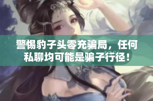 警惕豹子头零充骗局，任何私聊均可能是骗子行径！