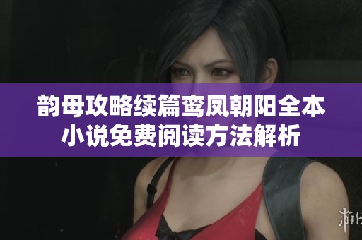 韵母攻略续篇鸾凤朝阳全本小说免费阅读方法解析