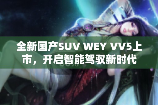 全新国产SUV WEY VV5上市，开启智能驾驭新时代