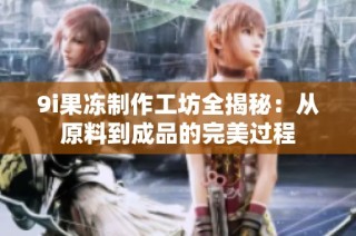 9i果冻制作工坊全揭秘：从原料到成品的完美过程