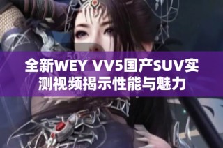 全新WEY VV5国产SUV实测视频揭示性能与魅力