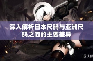 深入解析日本尺码与亚洲尺码之间的主要差异