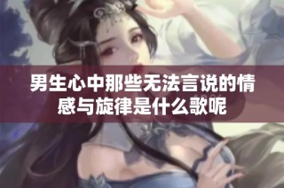 男生心中那些无法言说的情感与旋律是什么歌呢