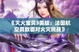 《灭火宝贝3美版：法国航空勇敢面对火灾挑战》