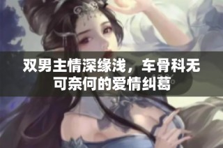 双男主情深缘浅，车骨科无可奈何的爱情纠葛