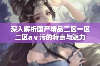 深入解析国产精品二区一区二区aⅴ污的特点与魅力