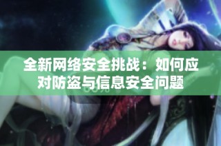 全新网络安全挑战：如何应对防盗与信息安全问题