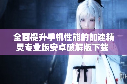全面提升手机性能的加速精灵专业版安卓破解版下载 v5.0