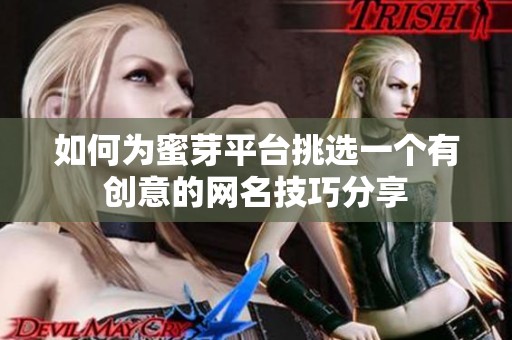 如何为蜜芽平台挑选一个有创意的网名技巧分享