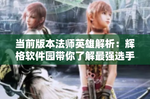 当前版本法师英雄解析：辉格软件园带你了解最强选手