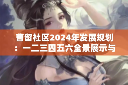 曹留社区2024年发展规划：一二三四五六全景展示与展望