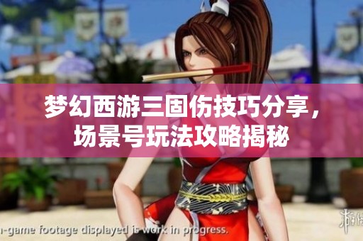 梦幻西游三固伤技巧分享，场景号玩法攻略揭秘