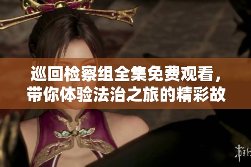 巡回检察组全集免费观看，带你体验法治之旅的精彩故事