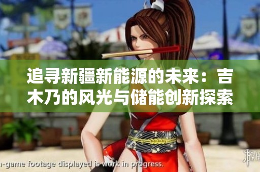 追寻新疆新能源的未来：吉木乃的风光与储能创新探索