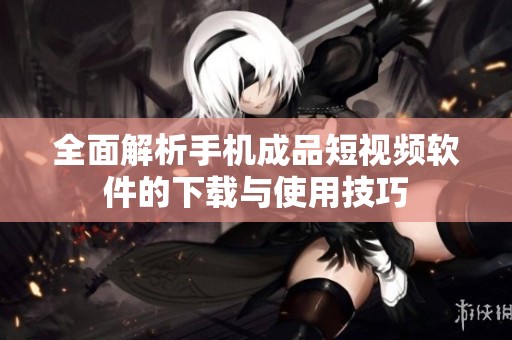 全面解析手机成品短视频软件的下载与使用技巧