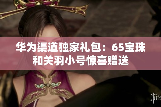 华为渠道独家礼包：65宝珠和关羽小号惊喜赠送