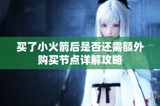 买了小火箭后是否还需额外购买节点详解攻略