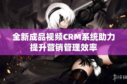 全新成品视频CRM系统助力提升营销管理效率