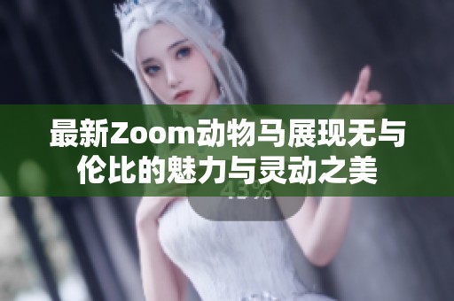 最新Zoom动物马展现无与伦比的魅力与灵动之美
