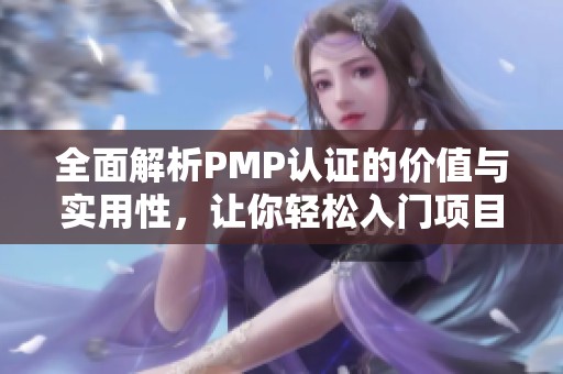 全面解析PMP认证的价值与实用性，让你轻松入门项目管理
