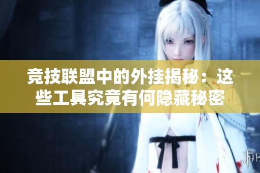 竞技联盟中的外挂揭秘：这些工具究竟有何隐藏秘密