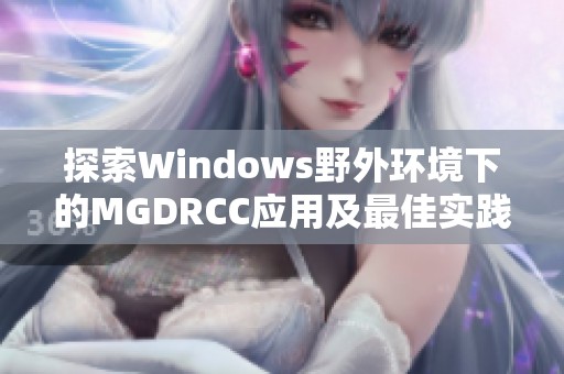 探索Windows野外环境下的MGDRCC应用及最佳实践