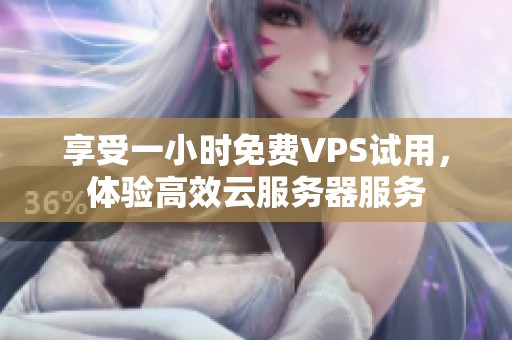 享受一小时免费VPS试用，体验高效云服务器服务