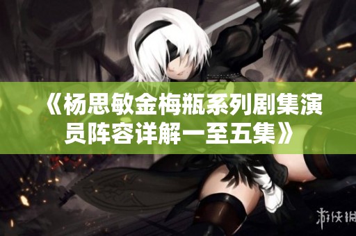 《杨思敏金梅瓶系列剧集演员阵容详解一至五集》