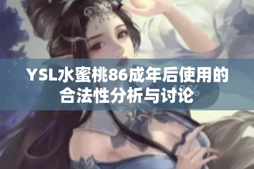 YSL水蜜桃86成年后使用的合法性分析与讨论