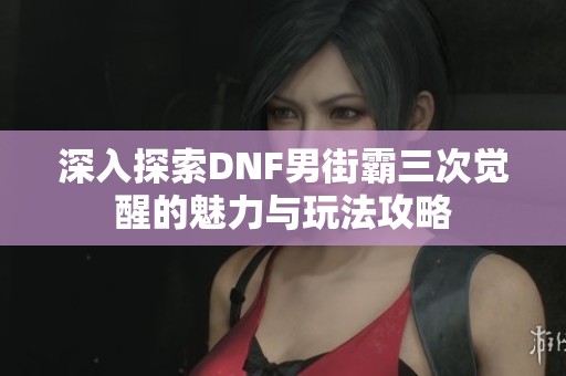 深入探索DNF男街霸三次觉醒的魅力与玩法攻略