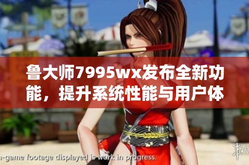 鲁大师7995wx发布全新功能，提升系统性能与用户体验