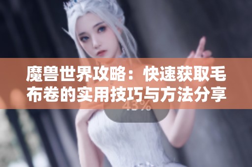 魔兽世界攻略：快速获取毛布卷的实用技巧与方法分享