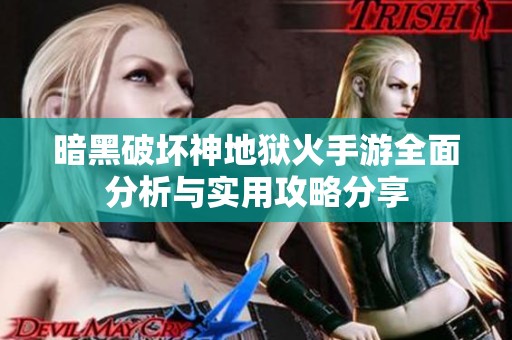暗黑破坏神地狱火手游全面分析与实用攻略分享