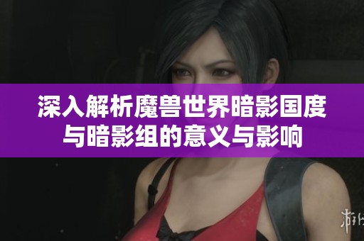 深入解析魔兽世界暗影国度与暗影组的意义与影响