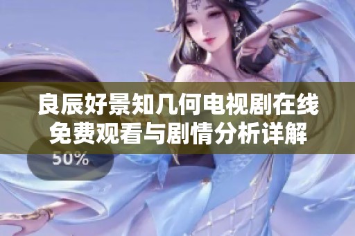 良辰好景知几何电视剧在线免费观看与剧情分析详解