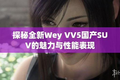 探秘全新Wey VV5国产SUV的魅力与性能表现