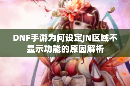 DNF手游为何设定JN区域不显示功能的原因解析