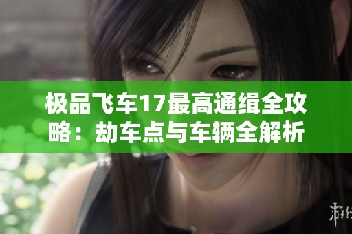 极品飞车17最高通缉全攻略：劫车点与车辆全解析