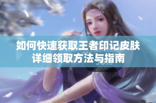 如何快速获取王者印记皮肤详细领取方法与指南